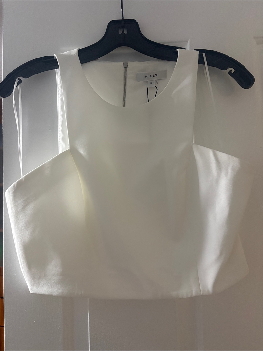 Milly Cady Sleeveless Crop Top NEW